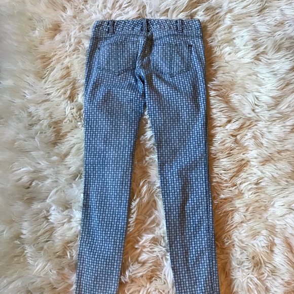 Free People Rosey Print Checkered Skinny Jeans - Picture 6 of 6